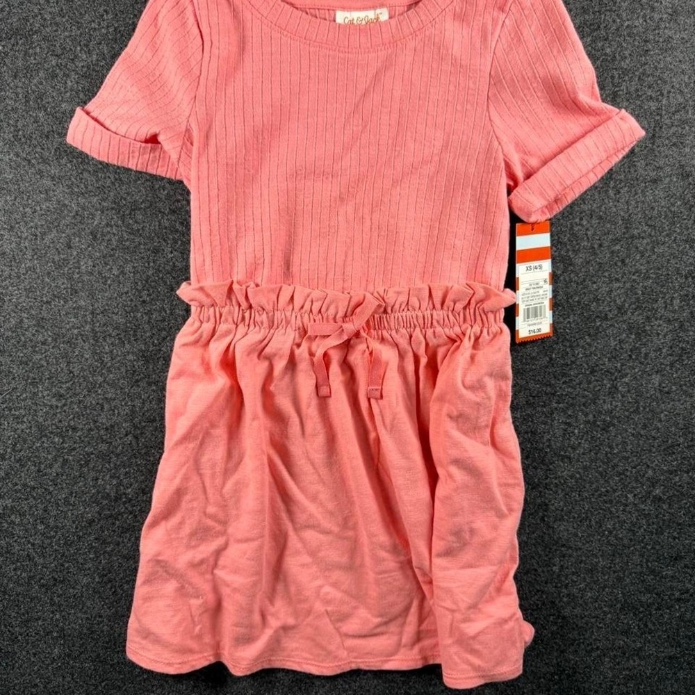 Cat & Jack pink girls dress with pockets size 4/5